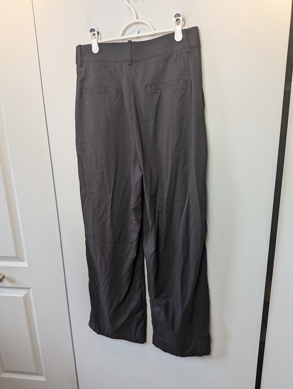 Lululemon Pleat-Front High-Rise Trouser *Regular Size 8 Black Pockets Fly Front - Picture 8 of 16